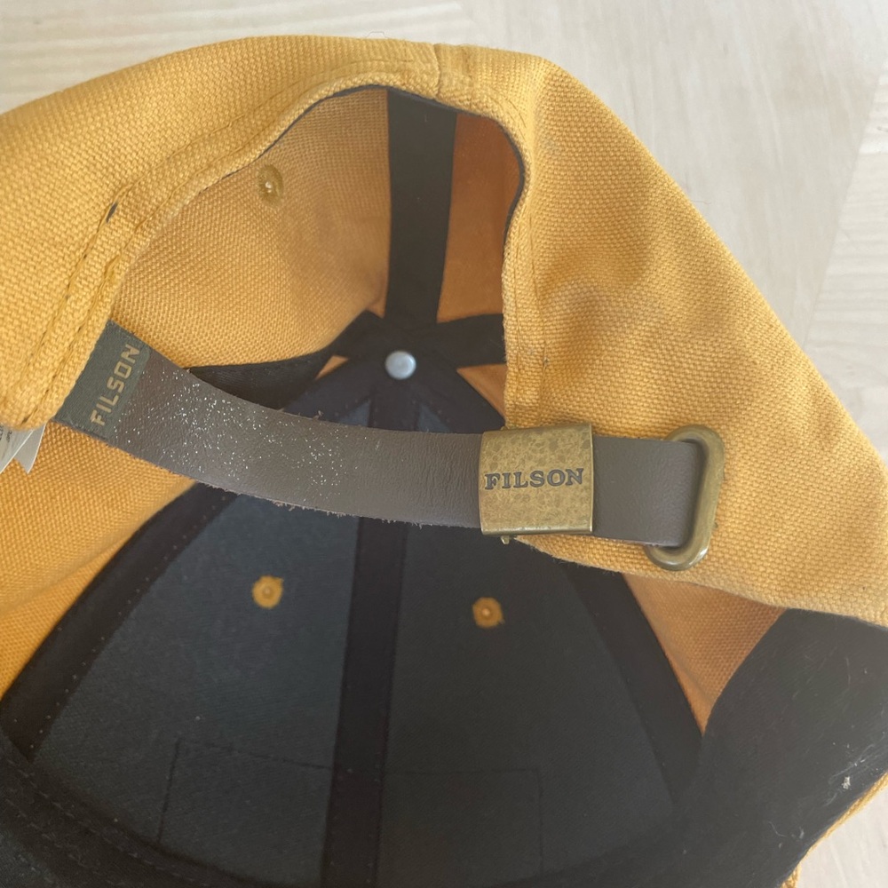 Filson Yellow Baseball Cap One Size - Picture 8 of 8
